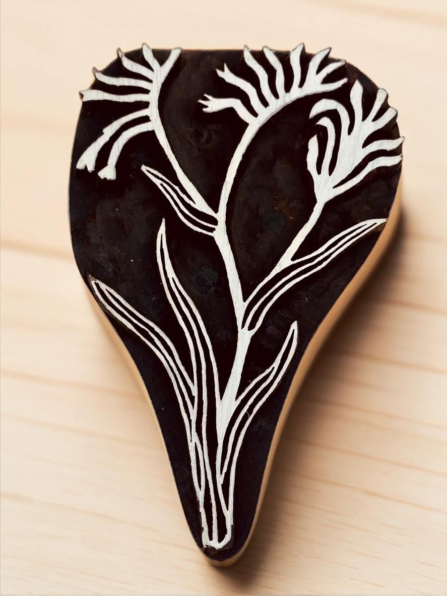 Kangaroo Paw Wood Block Stamp