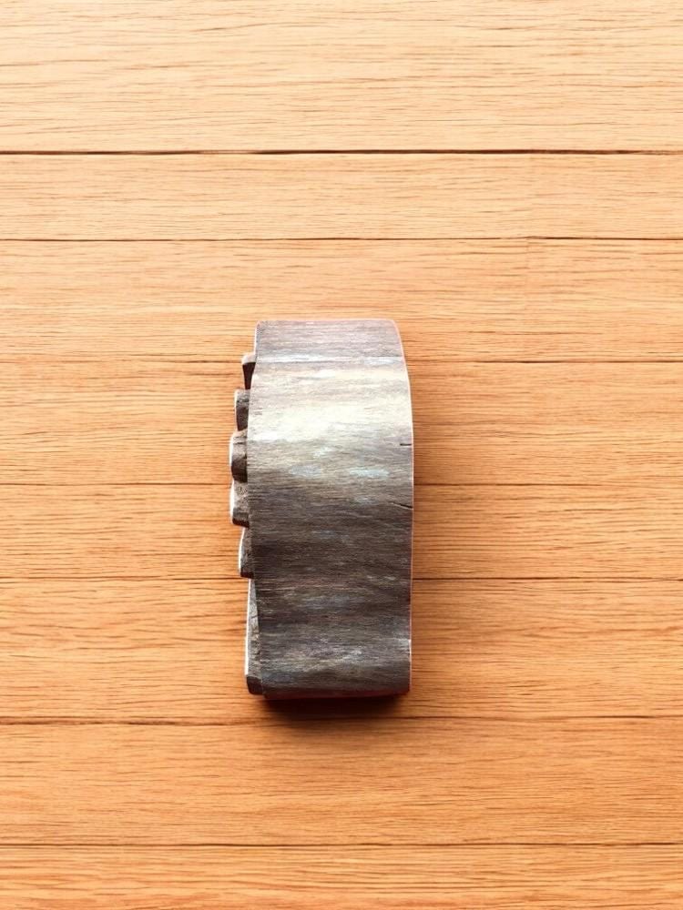 Floral Wood Stamp, Hand Carved Indian Block Print, Pottery Stamp