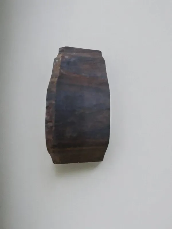 Silent Stripy Hippo  hand carved Indian wood printing block; textile stamp; pottery stamp,