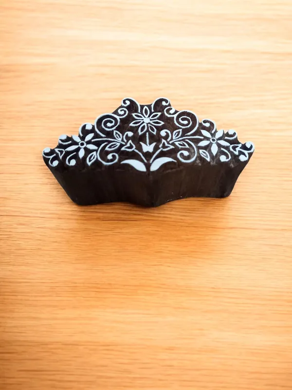 A Oriental Stamp,pottery stamp ceramic mould scrapbooking tjap batik printing floral carved stamps.