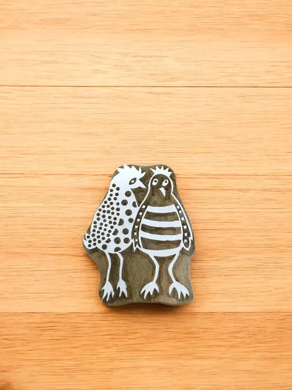 Funky Friends Hen stamp,