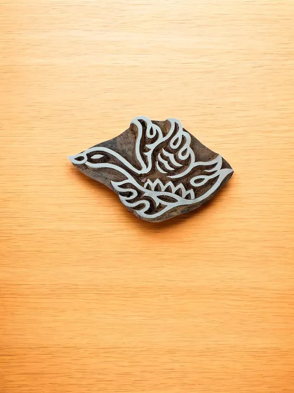 Flying Swan pottery stamp ceramic mold scrapbooking tjap batik printing floral carved stamps.