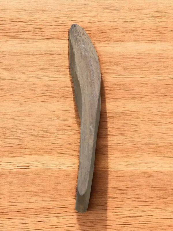Single Lavender Stem, hand carved Indian wood printing block; textile stamp; pottery stamp,
