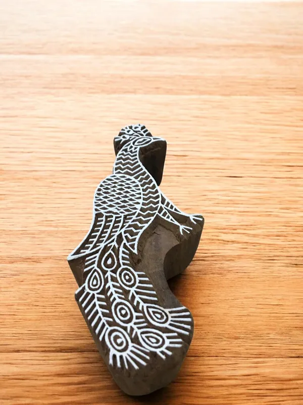Calm Peacock stamp