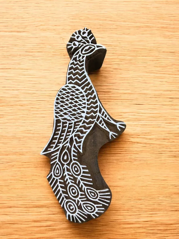 Calm Peacock stamp