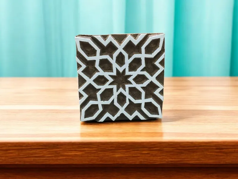 Square Arabic Pattern Stamp