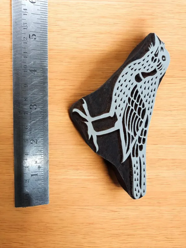 Woodpecker Bird ,pottery stamp ceramic mould scrapbooking tjap batik printing floral carved stamps.