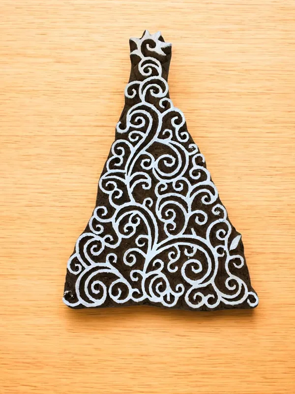 Christmas tree stamp,