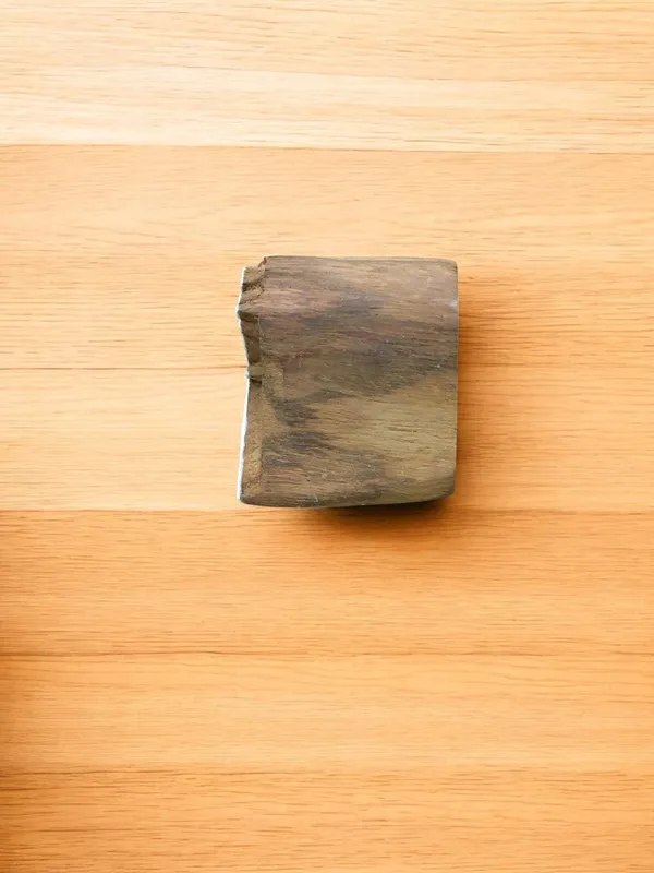 Star poppy Seed Head, hand carved Indian wood printing block; textile stamp; pottery stamp,